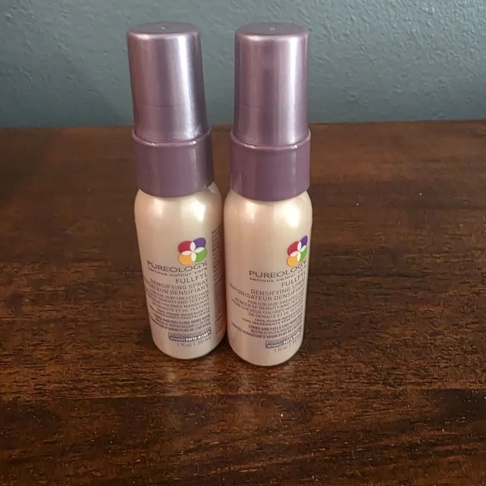 2 Pureology Fullfyl Densifying Spray 1.0 oz / 50 ml Travel Size Thickens Hair